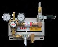 proline single cylinder unit Gas manifold panels for different gases with inlet pressure up to 300bar.