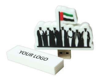 USB Flash Drives NDP-02 National Day Logo Customized Silicon