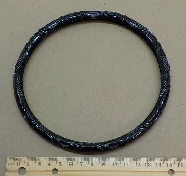 Degraded tires: The degraded tires are simulated with 16.5 cm diameter plastic pool rings painted black.
