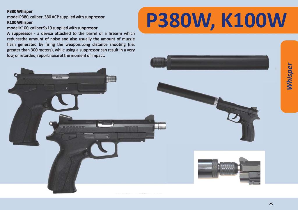 P380Whisper model P380, caliber.