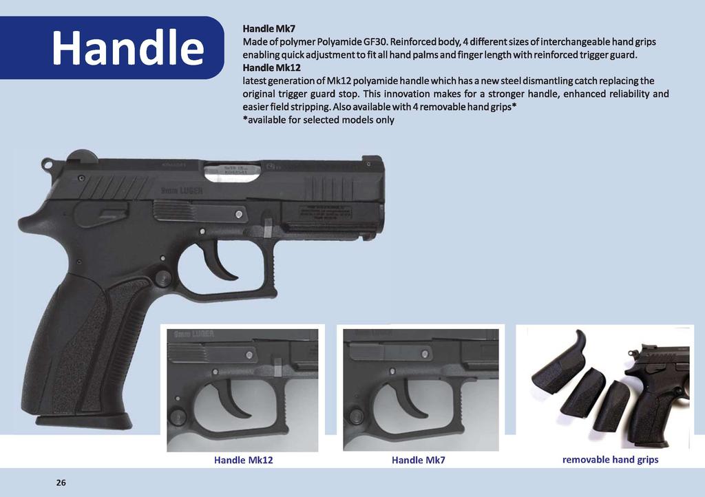 Handle Handle Mk7 Made of polymer PolyamideGF30.