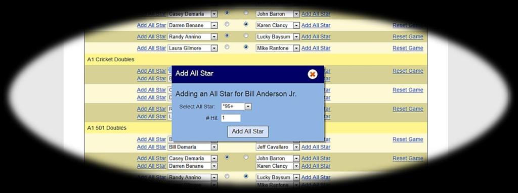the Add All Star window, click the Add All Star link next to the appropriate player s name.