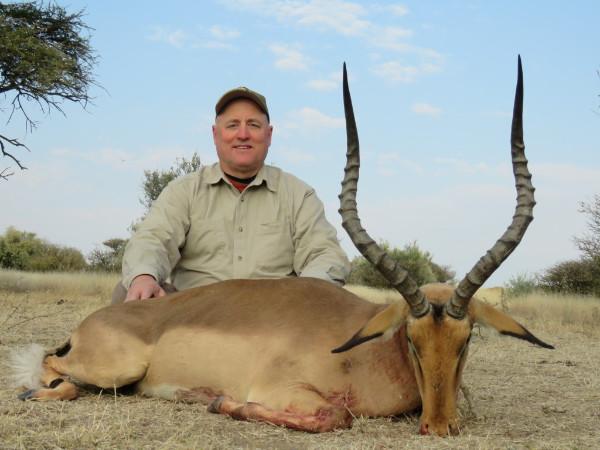 Finally, Greg hunted an impala,