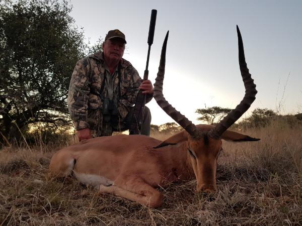 Nick was kind enough to send us a short account of his hunt... "The Cape Buffalo was a hard hunt with two long stalks, and a dramatic end.