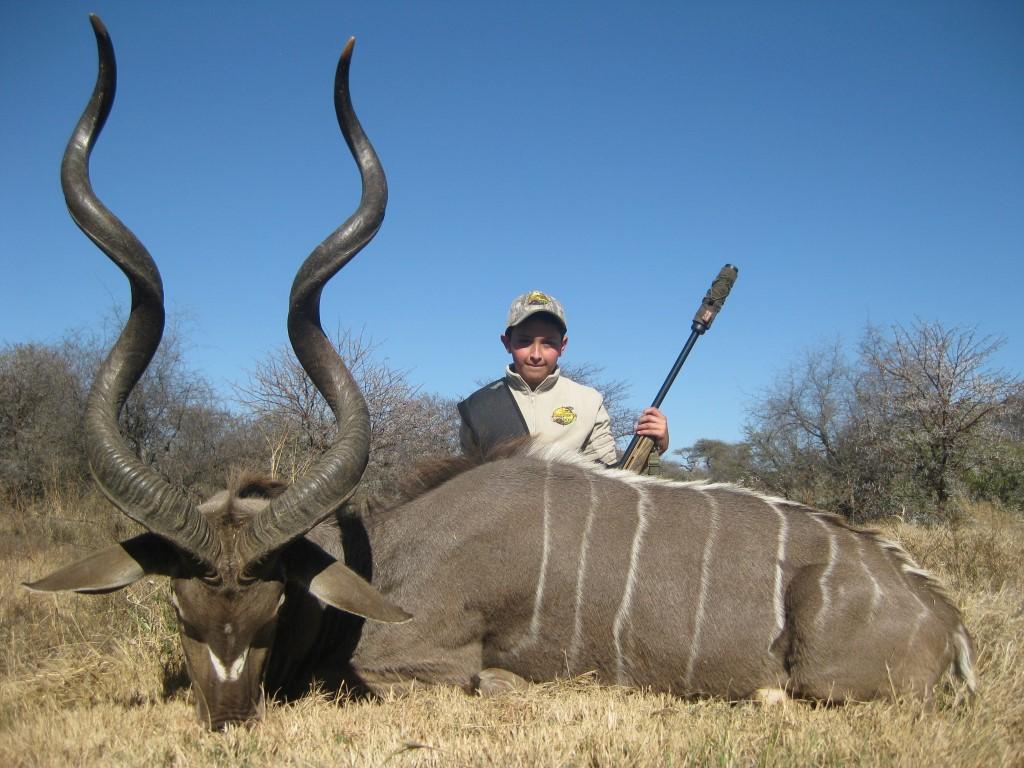 On top of his kudu, Aiden also shot a