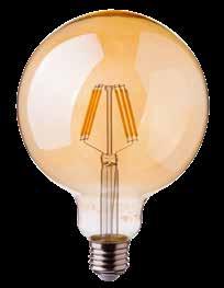 LED AMBER FILAMENT G95 G5 ST64 V-TAC s decorative Amber Filament Lamp range is devised with the latest technology to provide the warm look and