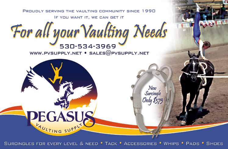 "Vaulting provides young people with amazing opportunities for personal growth, physical conditioning, life-long friendships and travel.