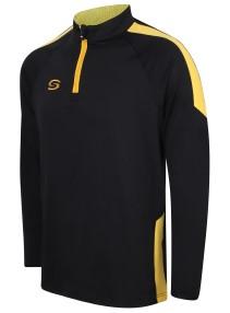 This ¼ length zip Midlayer is constructed with DryCore technology to regulate