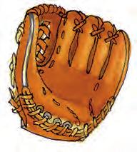You wear a baseball cap, special gloves and baseball boots. There is a special helmet too. Do you want to play baseball? Come to the school football field on Friday at 3 o clock.
