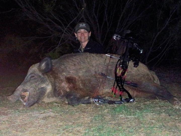 Big Congrats to Tanya Bohannon on her Great Hog Kill.