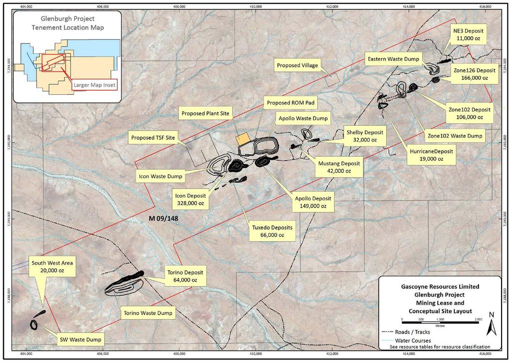 Figure Seven: Glenburgh Mining Lease, Conceptual