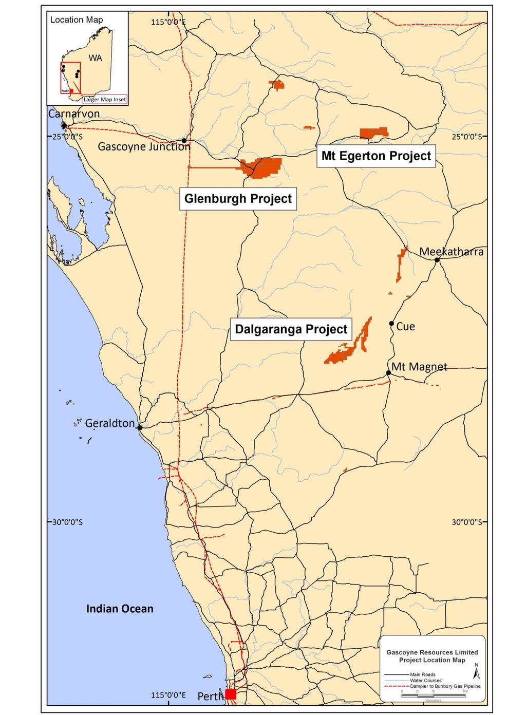 Figure One: Gascoyne Resources Project