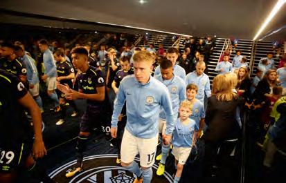 from one of Manchester City s first team analysts Private meet-and-greet with Manchester City players YOUR HOSPITALITY The Tunnel