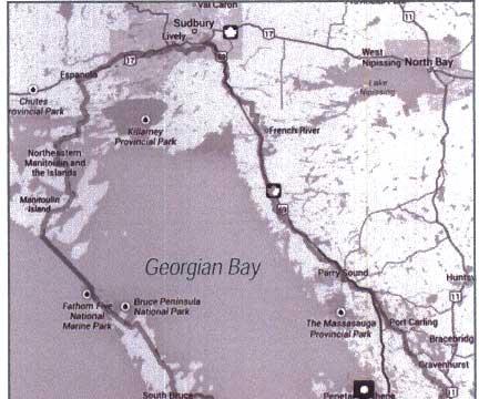 - Appendix A Cycle Tourism Icon Active Transportation Economic Development Healthy Communities Georgian Bay Cycling Route Highlights 900km Signature Cycling Route around Georgian Bay Uses existing