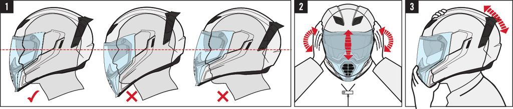 05 06 CHOOSING THE CORRECT HELMET SIZE Helmet fit is critical to helmet protective performance. Different helmets fit differently due to differences in design and construction.