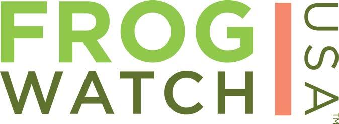 New educational program for 2013 Volunteers monitor frog