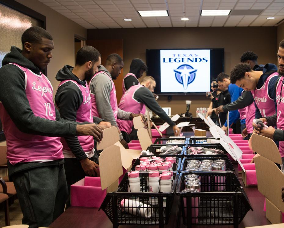TLC BUS PROGRAM One of the most popular ventures from the Texas Legends' foundation, Texas Legends Care (TLC), is the bus program, which helps support students social-emotional growth, hands-on