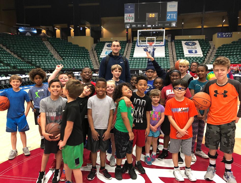 This year the Legends started a new unity initiative, taking basketball clinics and games to community centers for a free, fun-filled day.