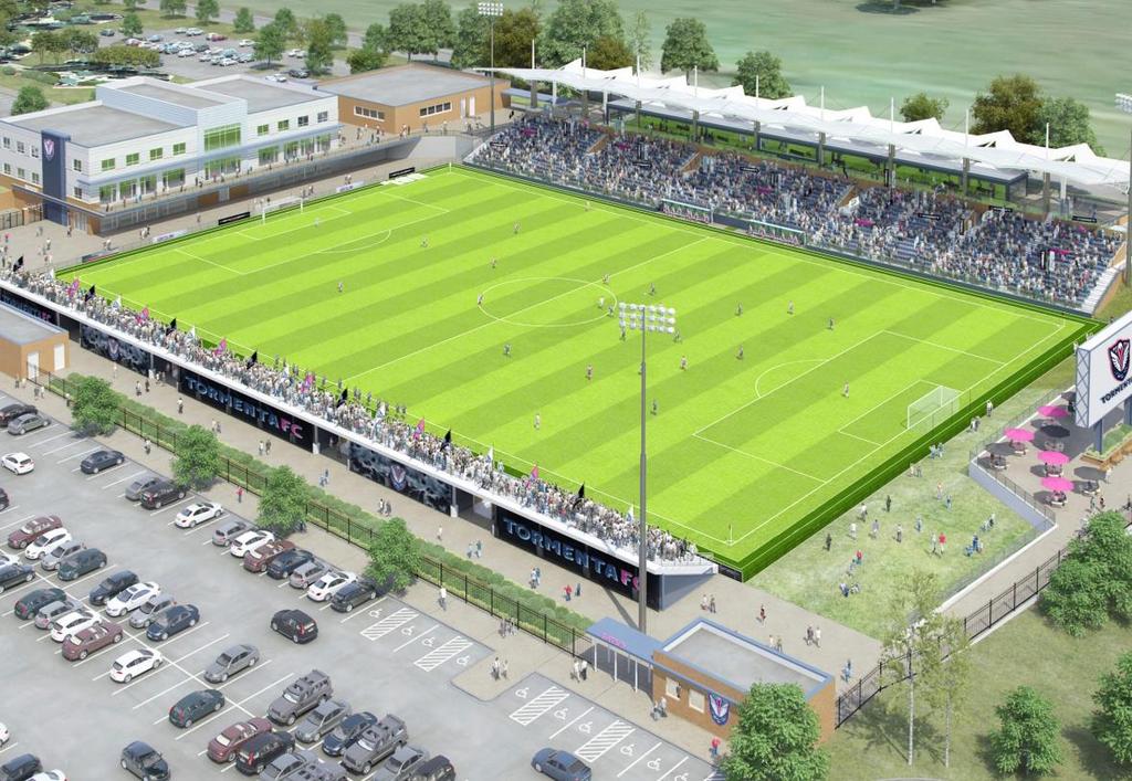 STADIUM DEVELOPMENT Clubs joining League One are dedicated to providing their fans, visitors, community and opponents with an authentic soccer experience, customized by the home fans and club.