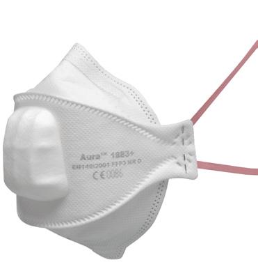 This respirator limits the transmission of infective agents from staff to patients and is suitable for use during surgical procedures and certain other medical procedures.