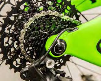 Create a gentile curve to the derailleur and adjust to the manufacturers specifications.