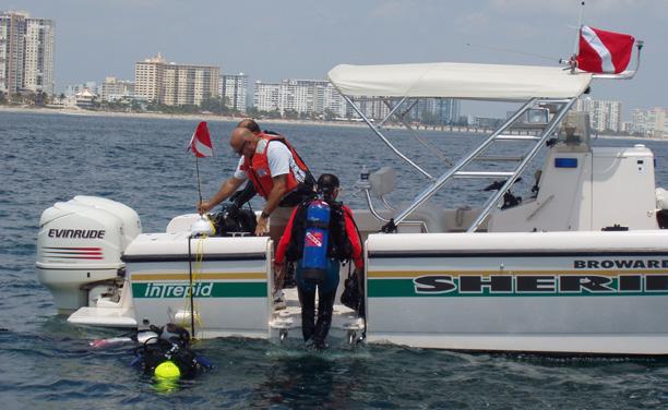 BOAT BASED OPERATIONS is the three-day, Dive Rescue International training program focused on boats use as operational platforms in rescue or recovery events.