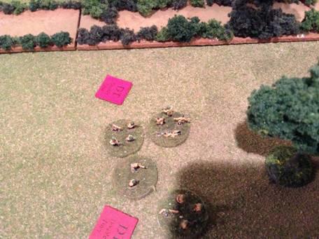 They had set up with a great field of fire, with an alternate position to cover an approach from the north. Lt.
