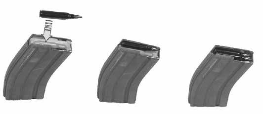 3.3 Loading The Magazine 1. Ensure the magazine is the proper type and caliber; 2. Hold the magazine vertically; 3.
