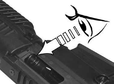 TO UNLOAD MAGAZINE AND Pistol 5.0 Unloading 1. Ensure the safety lever is in the S (SAFE) position. 2. Remove the magazine by pressing the magazine catch forward; 3.