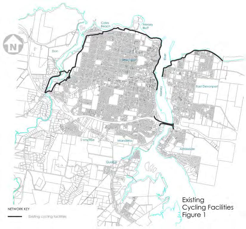 Cycling Network Strategy EXISTING FACILITIES The existing cycling