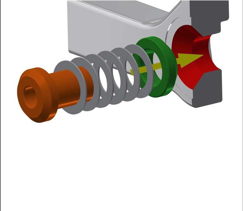 Disc brake side (left-hand): Dropout thickness - Max. play test - 1.0mm A12 Dropout gauge. 1.0mm side in use 2 2a 2b Fit extended A12 reduction sleeve (orange) with all six 0.