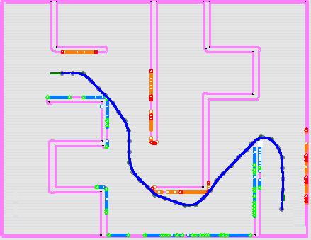 Apply FMM on 2D Grid Map 1 st step: To find: - guiding path - distance from