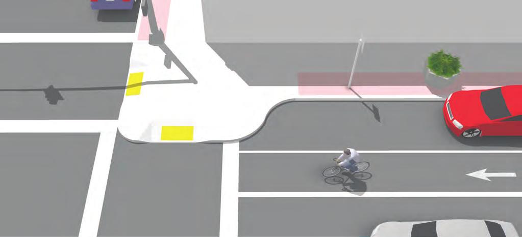Bellingham Pedestrian Master Plan Reducing Crossing Distance Curb Extensions Guidance In most cases, the curb extensions should be designed to transition between the extended curb and the running