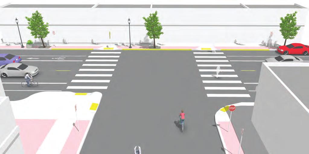 Bellingham Pedestrian Master Plan Minimizing Conflict with Automobiles Parking Control Guidance Curb extensions, No Parking signage, or curb paint can be used to keep the approach to intersections