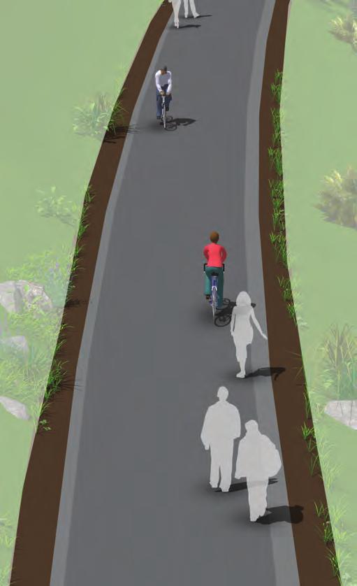 Chapter 4 Design Guidance Shared Use Paths General Design Practices Shared-use paths can provide a desirable facility, particularly for recreation, and for users of all skill levels preferring