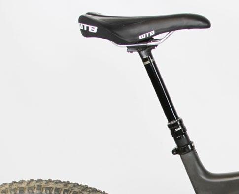 Reverb Stealth: The seatpost will