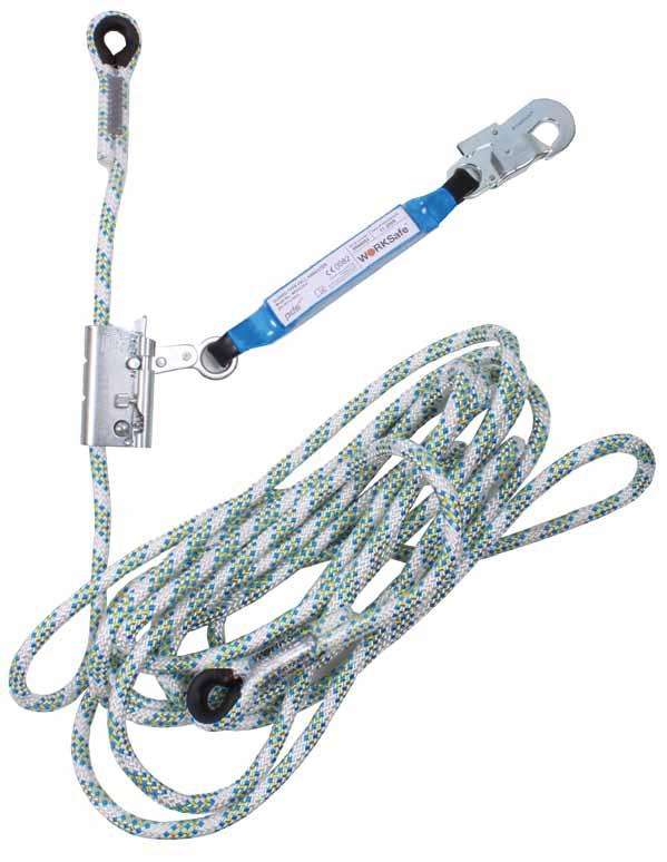 rope grab Guided type fall arresters, rope grabs, permanent and flexible vertical lifelines WORKSafe offers a variety of solutions to ensure a safe and secure environment for personnel