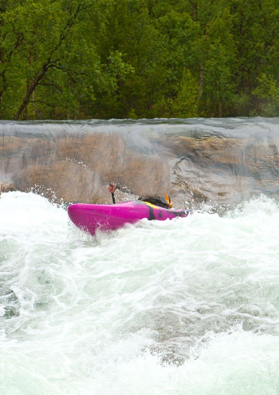 Penobscot River whitewater rafting trips have Class III Class V rapids, ten-foot