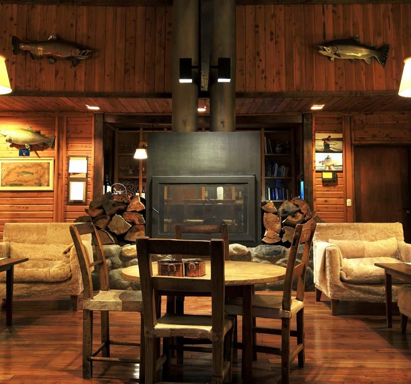 room, sitting room, bar, wade gear room, and fully equipped fly-tying table SPA: sauna, therapeutic