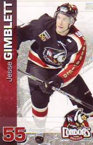 Jesse Gimblett Years in OHL: 5 (2001-02 to 2005-06) OHL Team(s): Owen Sound Attack, Saginaw Spirit OHL
