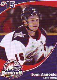 Tom Zanoski Years in OHL: 4 (2001-02 to 2004-05) OHL Team(s): Owen Sound Attack, Mississauga IceDogs OHL