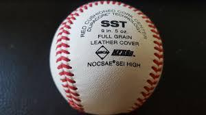 Baseballs Rule 1-3-1 Effective January 1, 2020 the SEI/NOCSAE mark is required on all baseballs that meet the NOCSAE standard that will be used in high school competition.