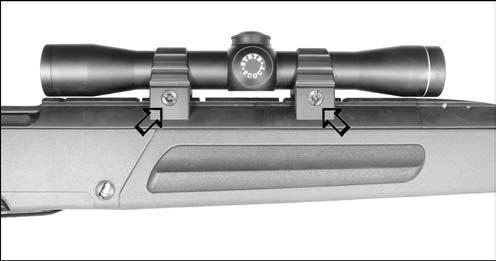 16. MOUNTING THE SCOPE The MANNLICHER Scout with the Jeff Cooper Package includes a pre-mounted Scout Scope.