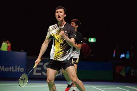 1 Lee Yong Dae/Yoo Yeon Seong en route to their first World Champion honor, ending a 14-year drought for Korea of a men s doubles gold medal at the most respected event, after their 1999 triumph by