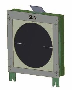Light signal for The target is equipped with a