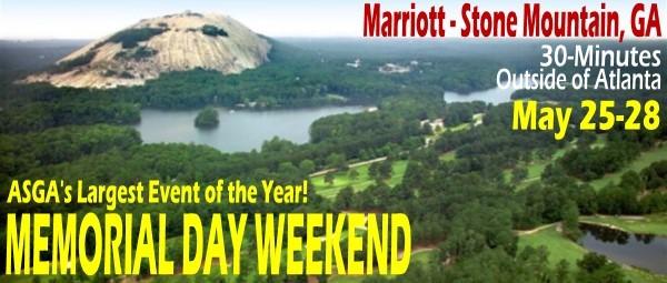 Stone Mountain is a great American park to visit on its own. Celebrate by going to www.singlesgolf.com/memorialday Play Val des Lacs Golf and Both Tremblant Courses!