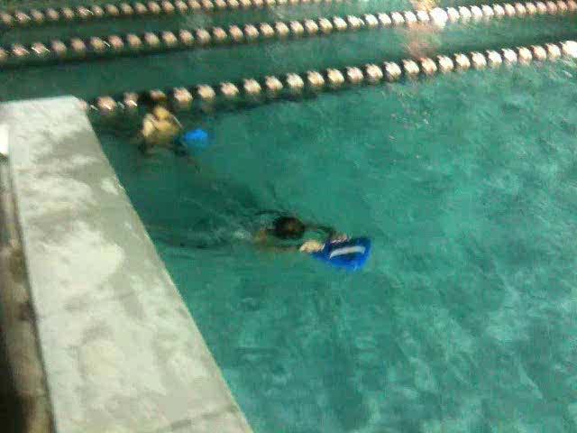 One Arm Breaststroke with 25 Board Here we are isolating one arm at a time, working