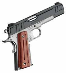 Aegis pistols feature thin rosewood grips, altered controls and rounded edges that make them easy to shoot.