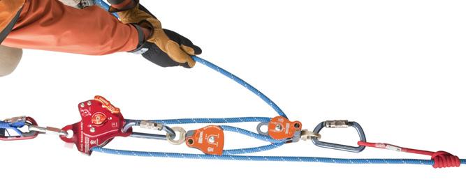 The design of the Parking Brake allows for rope to be taken in if required without having to unlock it, although increased rope