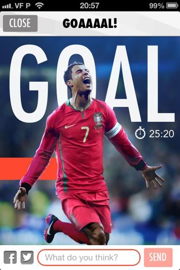 LIVE MATCH Ronaldo scores!